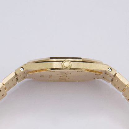 Audemars Piguet Royal Oak 56175BA Cream Dial 18K Yellow Gold Watch - Watches