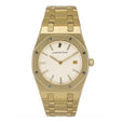 Audemars Piguet Royal Oak 56175BA Cream Dial 18K Yellow Gold Watch - Watches