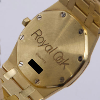 Audemars Piguet Royal Oak 56175BA Off-White Dial 18K Yellow Gold Ladies Watch - Watches