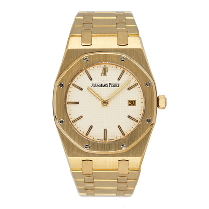 Audemars Piguet Royal Oak 56175BA White Dial 18K Yellow Gold Watch