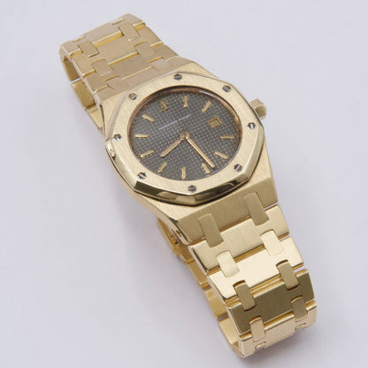 Audemars Piguet Royal Oak 56271BA Grey Dial 18K Yellow Gold Ladies Watch With Papers - Watches
