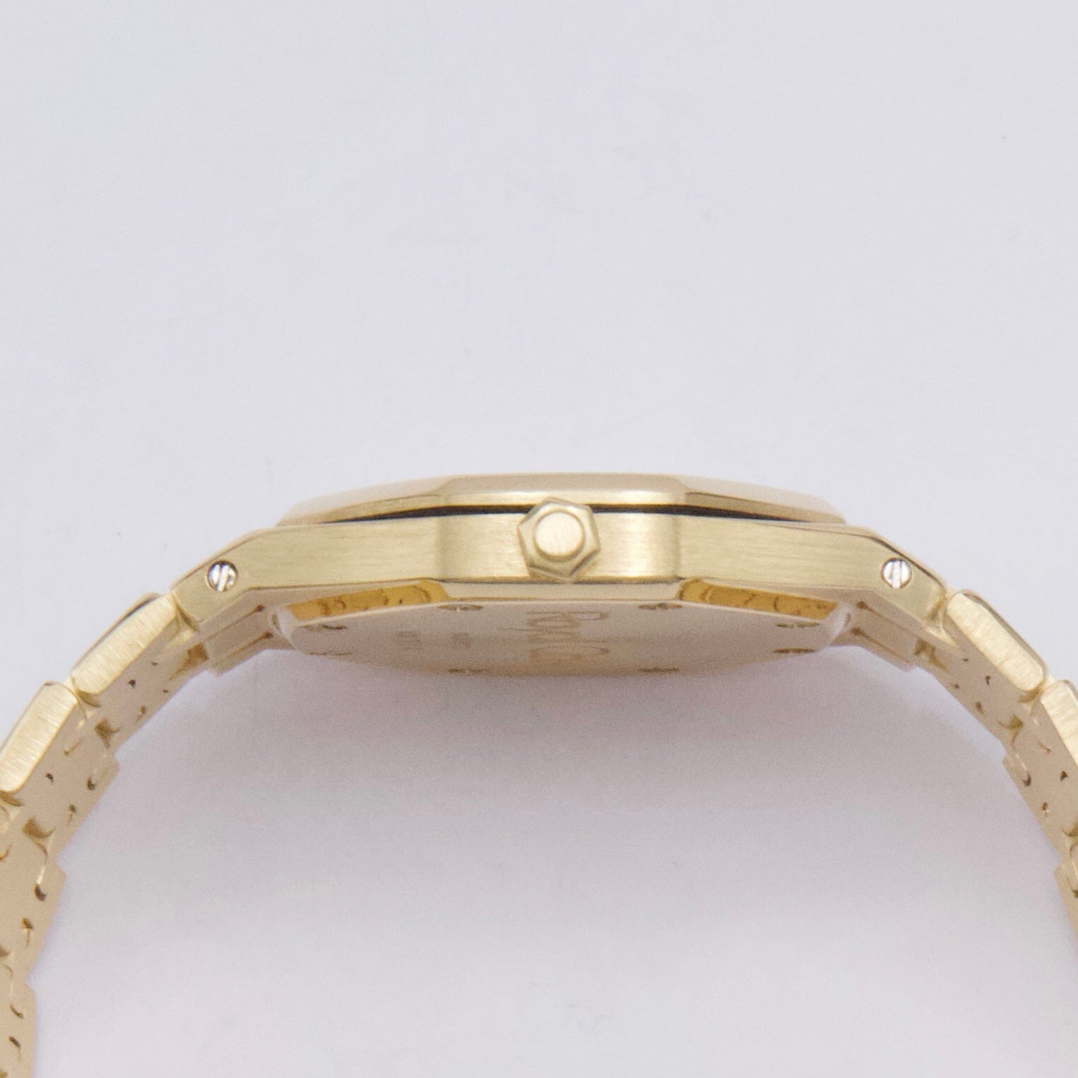 Audemars Piguet Royal Oak 56271BA Grey Dial 18K Yellow Gold Ladies Watch With Papers - Watches