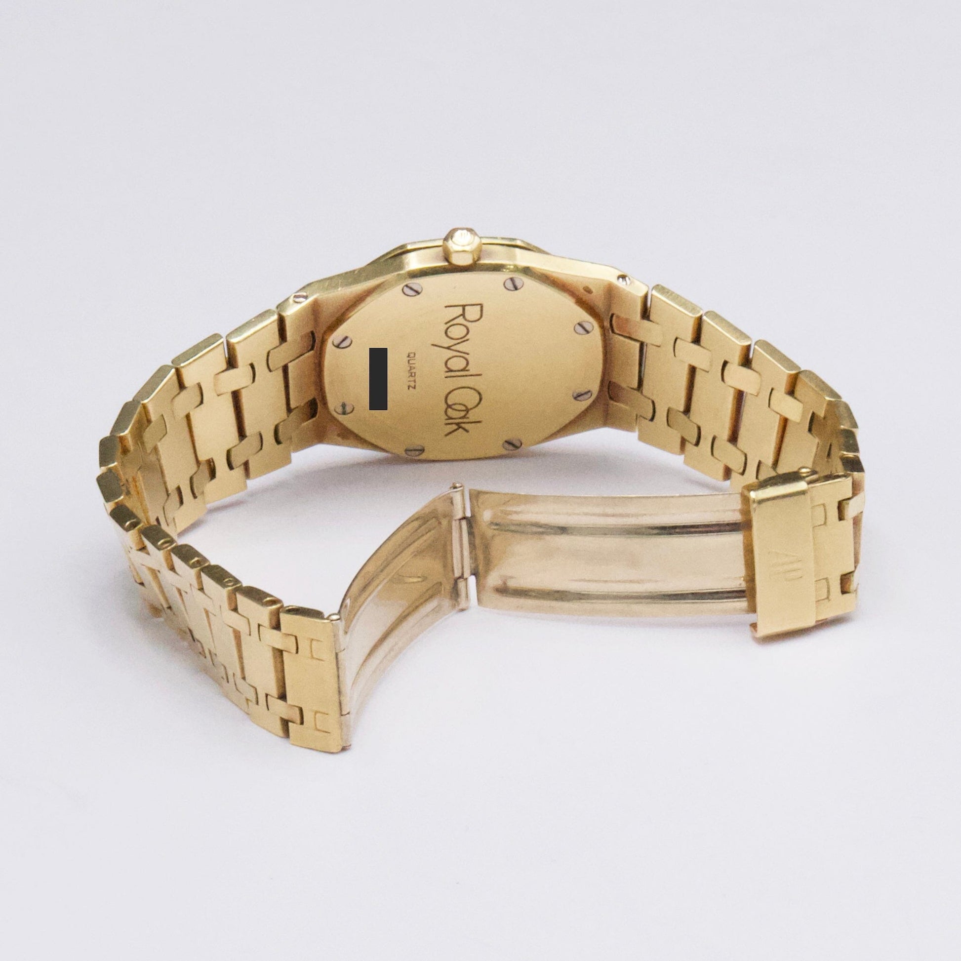 Audemars Piguet Royal Oak 56303BA Diamond Champagne Dial 18K Yellow Gold Watch - Watches