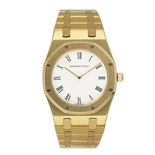 Audemars Piguet Royal Oak 56303BA White Dial 18K Yellow Gold Watch