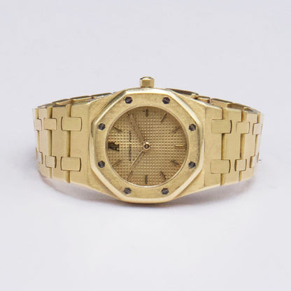 Audemars Piguet Royal Oak 6007BA Champagne Dial 18K Yellow Gold Ladies Watch - Watches