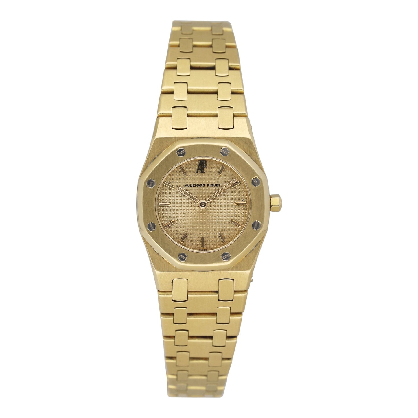 Audemars Piguet Royal Oak 6007BA Champagne Dial 18K Yellow Gold Ladies Watch - Watches