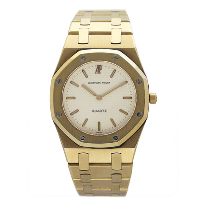 Audemars Piguet Royal Oak 6008BA Cream 18K Yellow Gold Ladies Watch - Watches