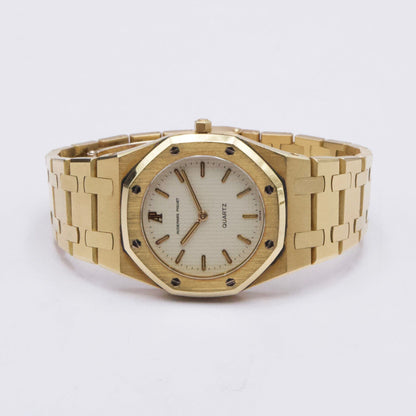 Audemars Piguet Royal Oak 6008BA Cream 18K Yellow Gold Ladies Watch - Watches