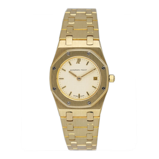 Audemars Piguet Royal Oak 66270BA Cream Dial Ladies Watch