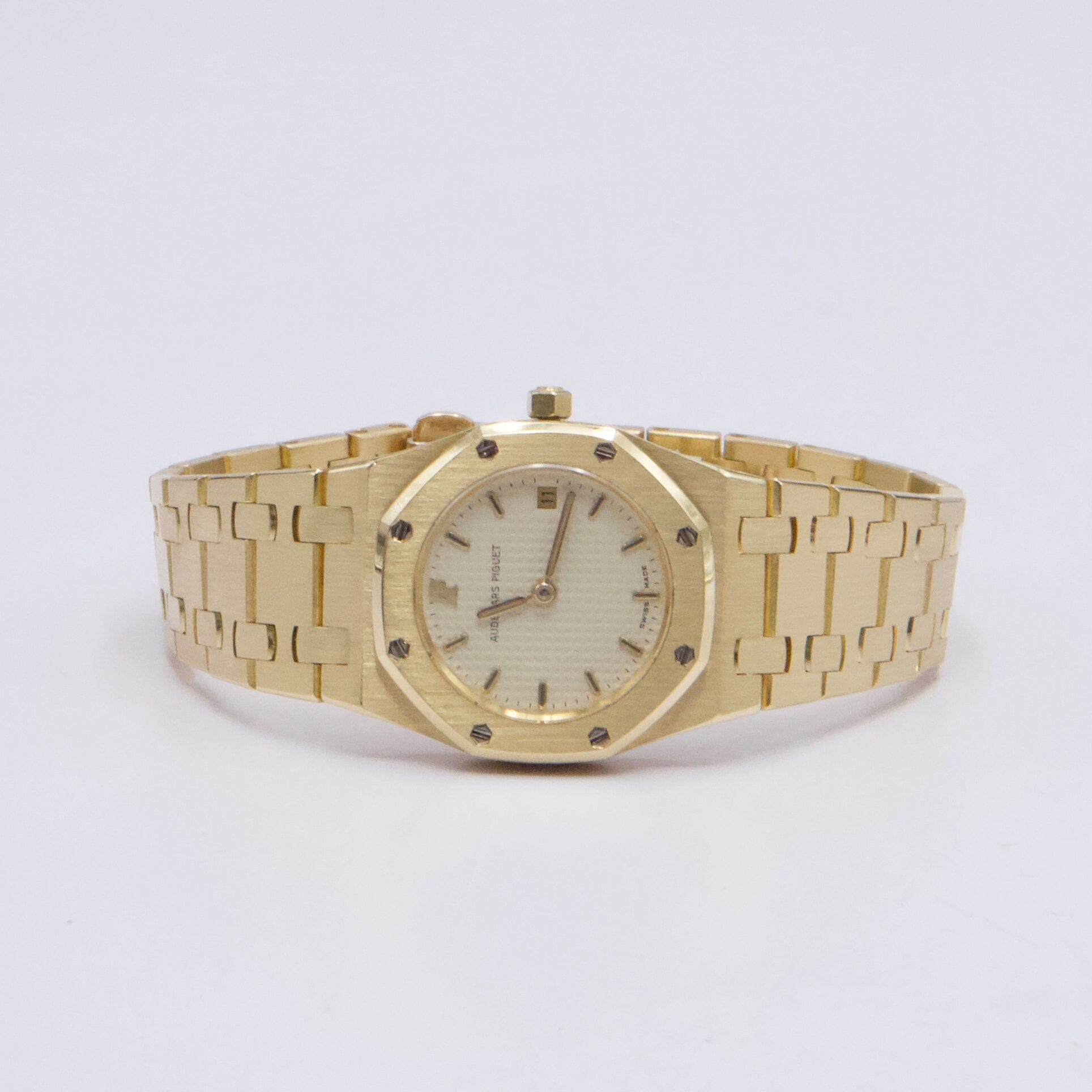 Audemars Piguet Royal Oak 66270BA Cream Dial Ladies Watch - Watches