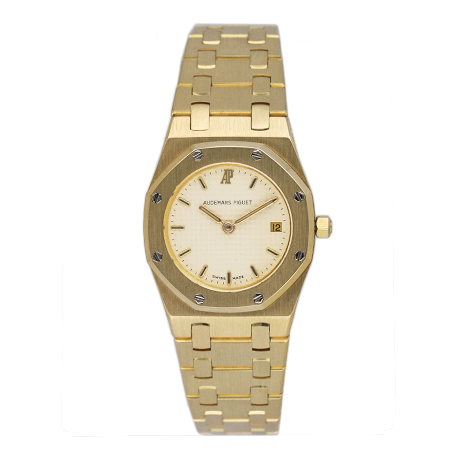 Audemars Piguet Royal Oak 66270BA Cream Dial Ladies Watch - Watches