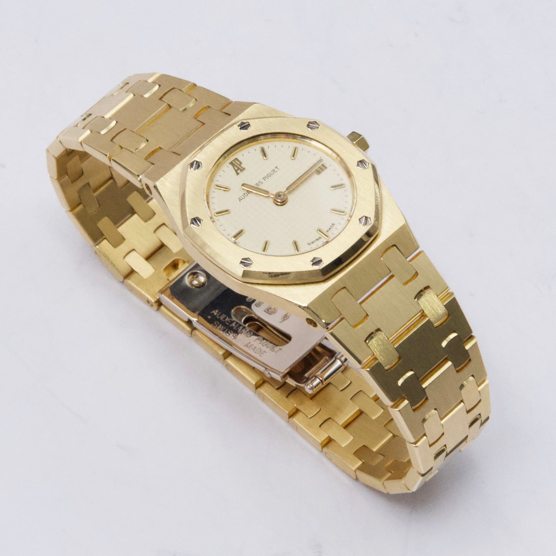 Audemars Piguet Royal Oak 66270BA Cream Dial Ladies Watch - Watches