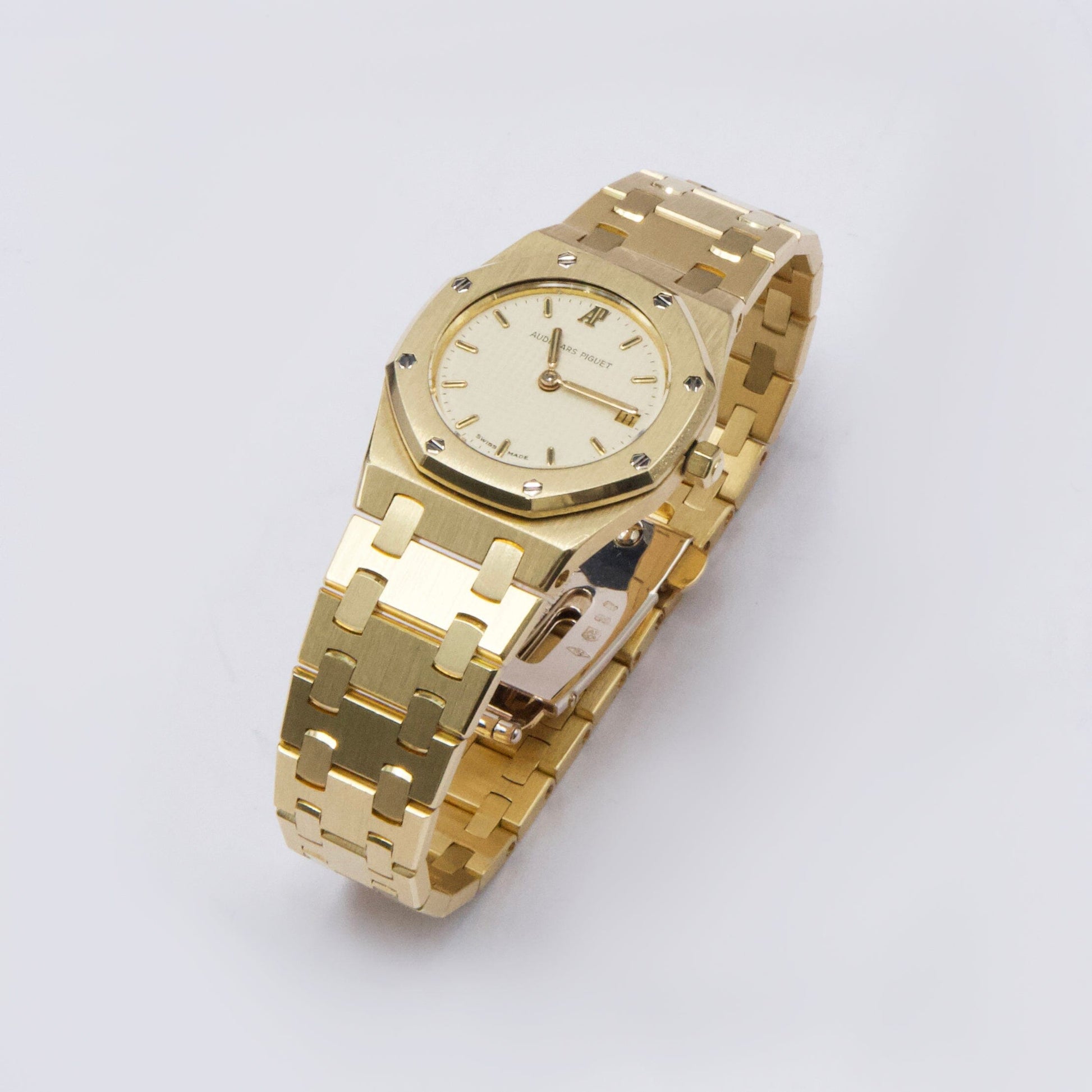 Audemars Piguet Royal Oak 66270BA Cream Dial Ladies Watch - Watches