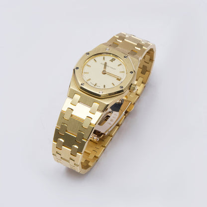 Audemars Piguet Royal Oak 66270BA Cream Dial Ladies Watch - Watches