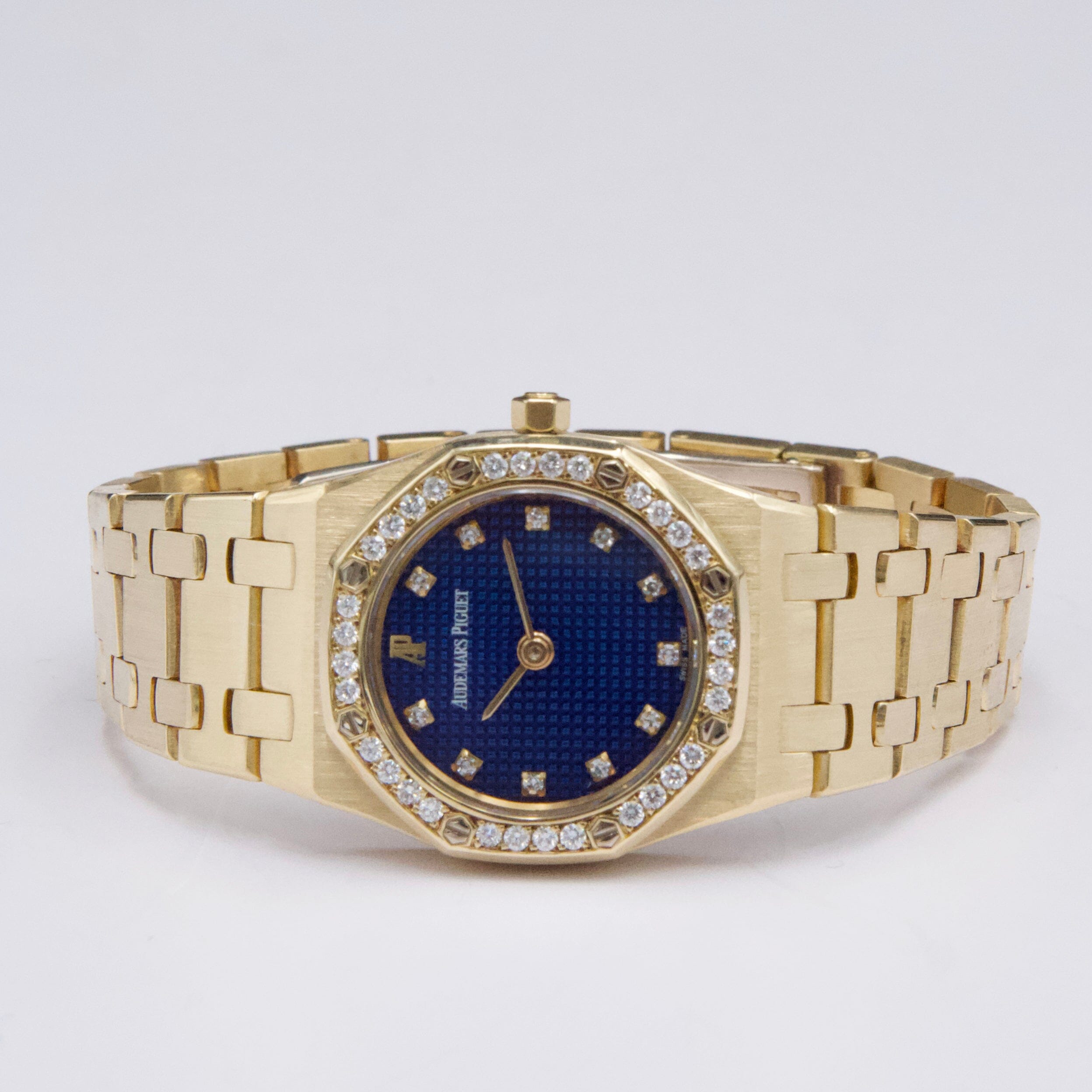 Audemars Piguet Royal Oak 66344BA Blue Dial 18K Yellow Gold – Phigora