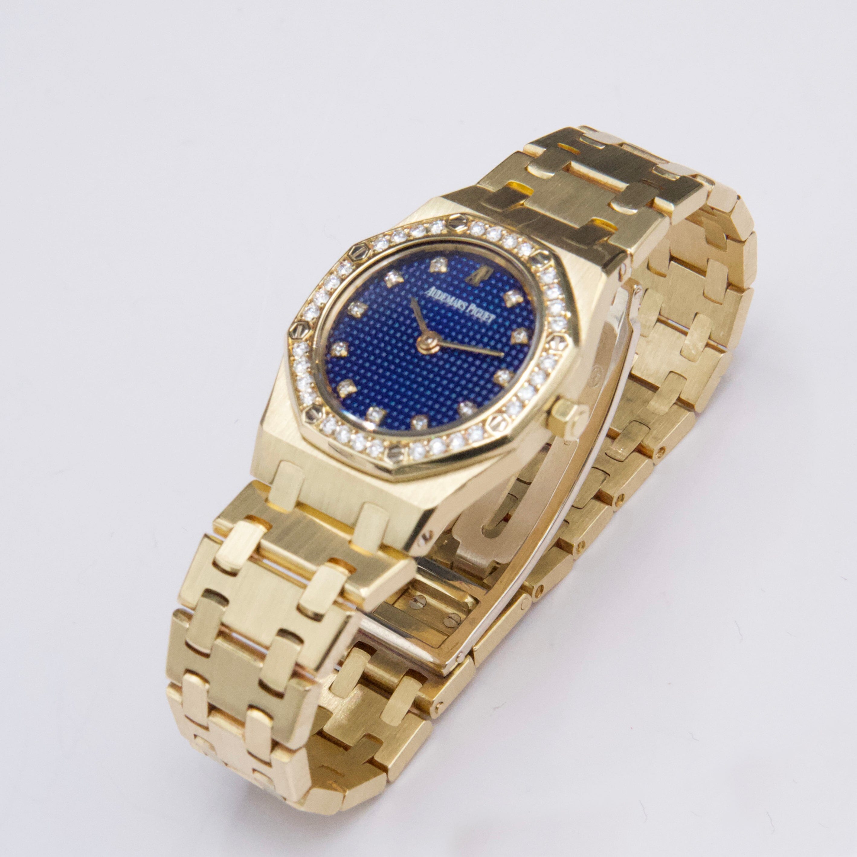 Audemars Piguet Royal Oak 66344BA Blue Dial 18K Yellow Gold – Phigora