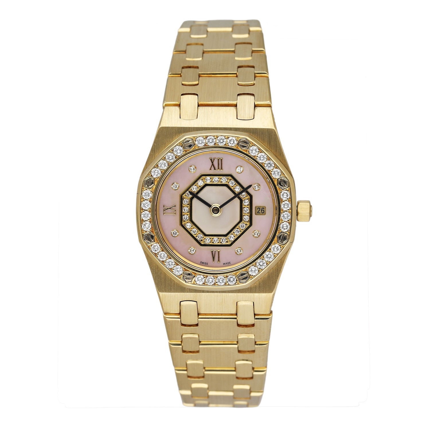 Audemars Piguet Royal Oak 67371BA Diamond MOP Dial Ladies Watch - Watches