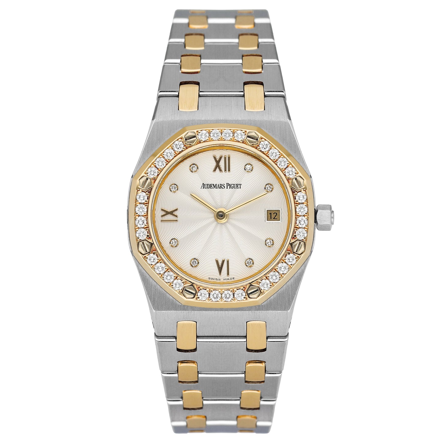 Audemars Piguet Royal Oak 67372SA White Dial Ladies Watch - Watches