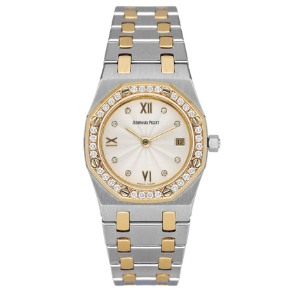 Audemars Piguet Royal Oak 67372SA White Dial Ladies Watch - Watches