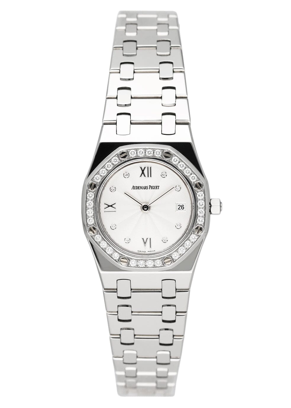 Audemars Piguet Royal Oak 67372ST White Dial Ladies Watch