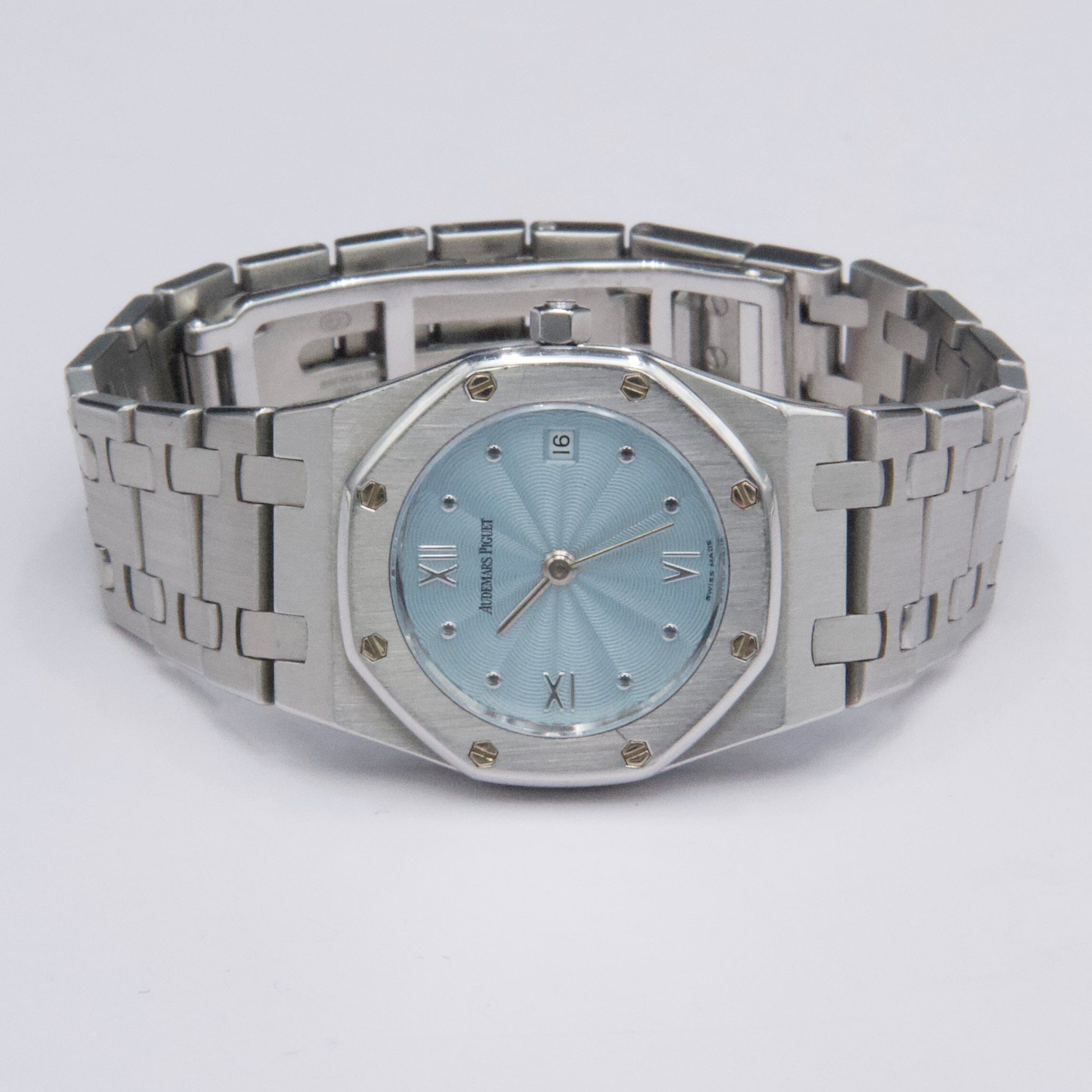 Audemars Piguet Royal Oak 67470ST Ice Blue Dial Ladies – Phigora