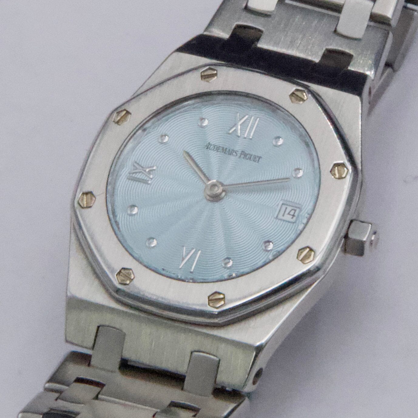 Audemars Piguet Royal Oak 67470ST Ice Blue Dial Ladies – Phigora