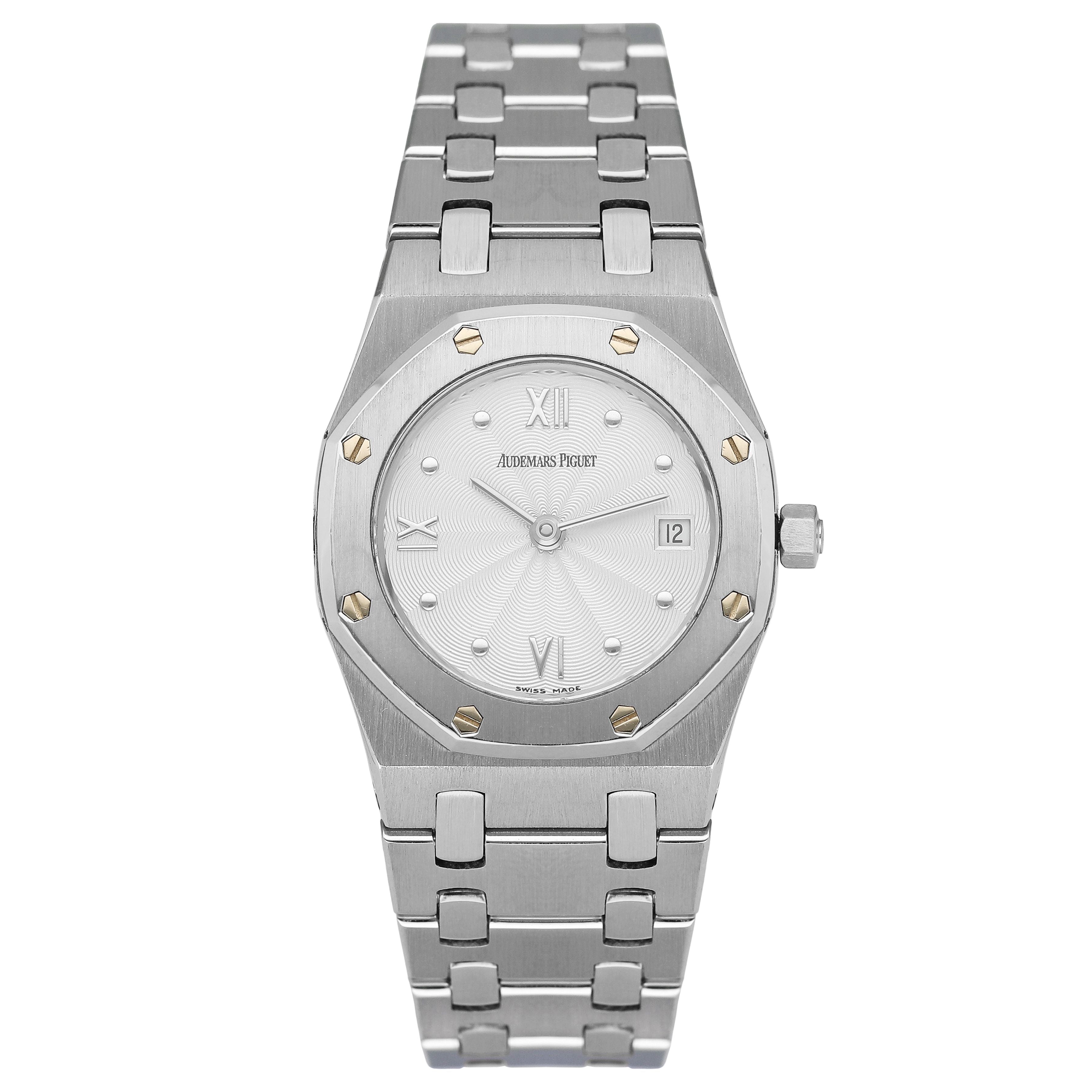Audemars Piguet Royal Oak 67470ST White Dial Ladies Watch | – Phigora