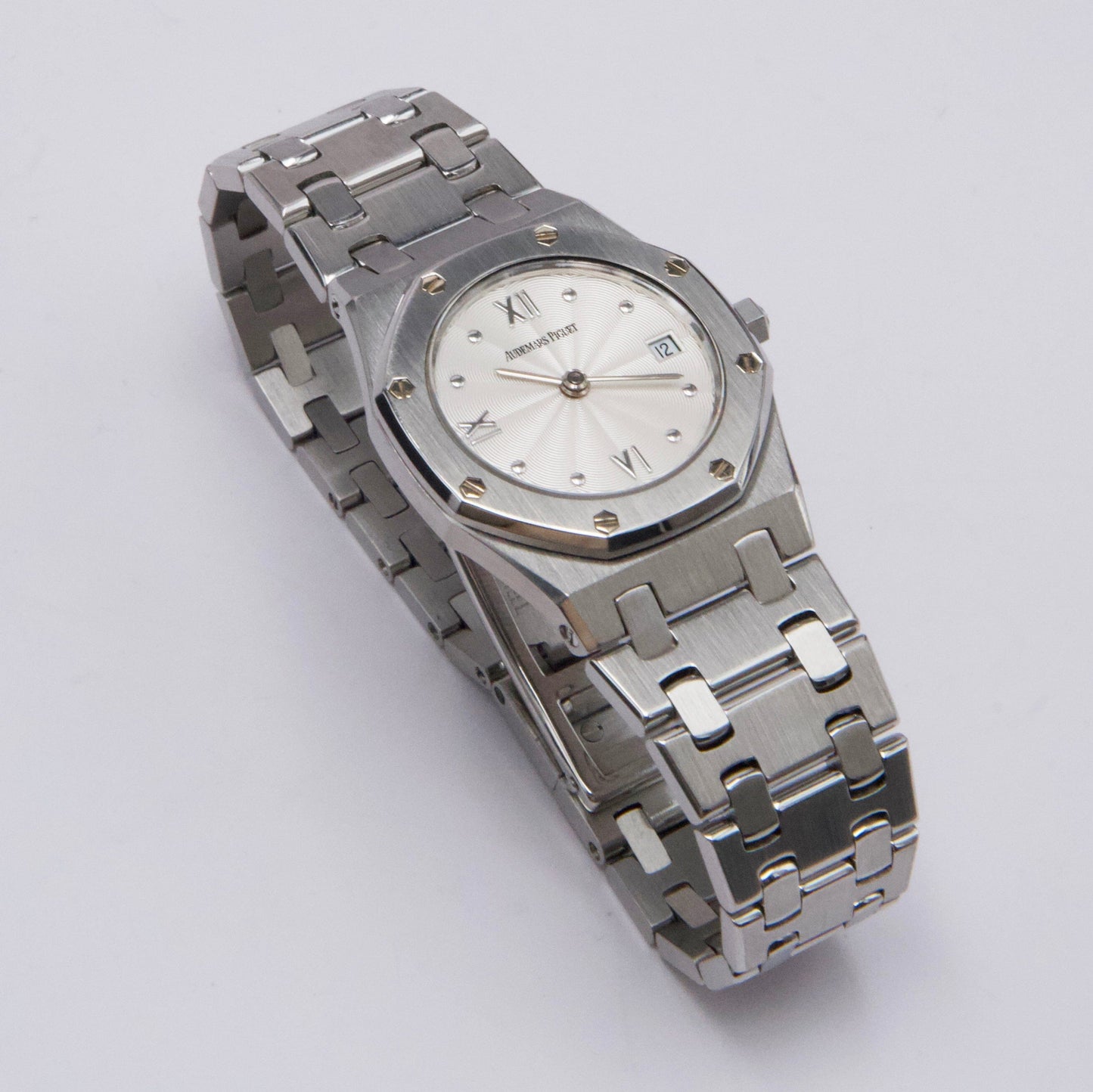 Audemars Piguet Royal Oak 67470ST White Dial Ladies Watch - Watches