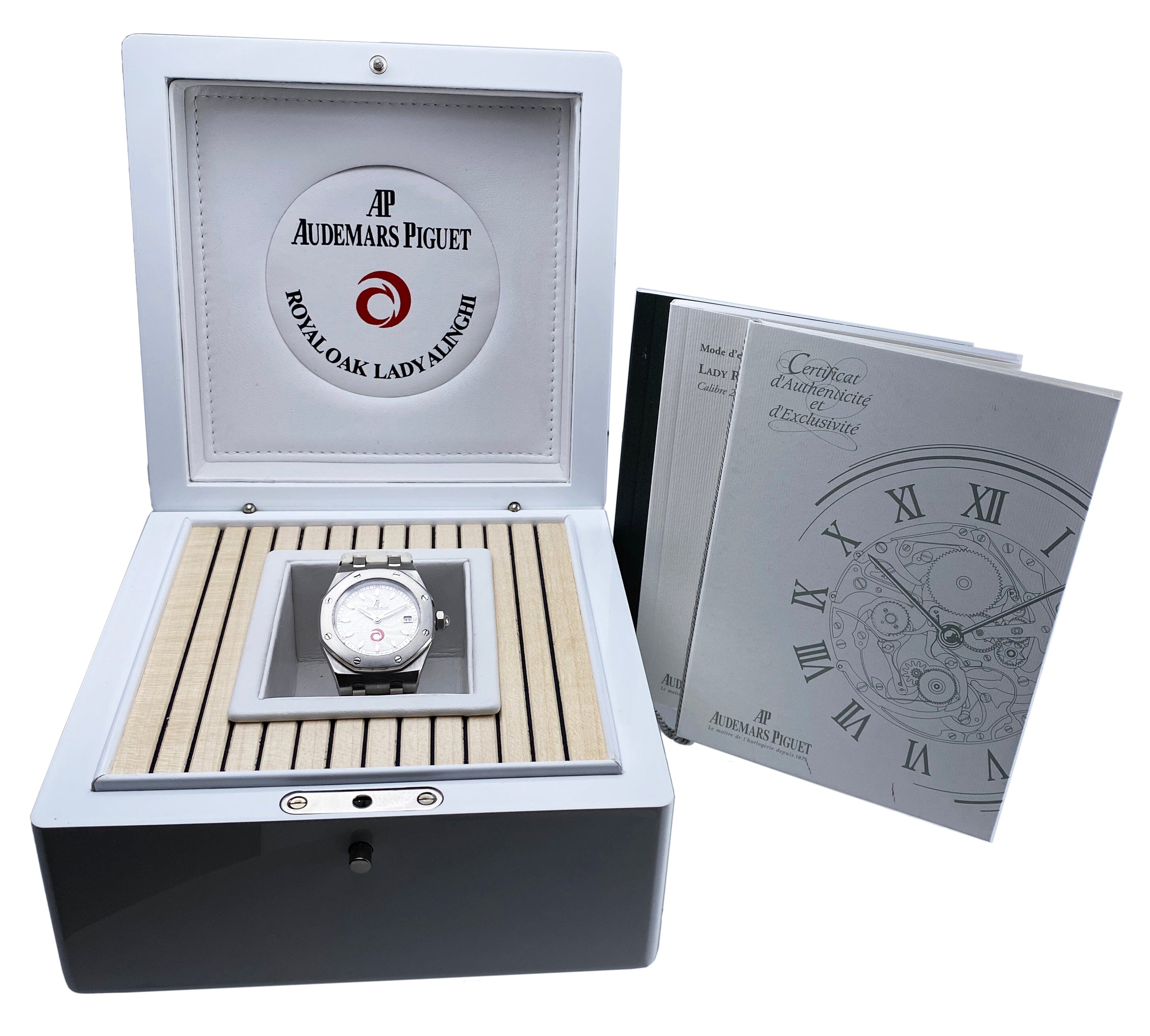 TOKI APページ　26.5㎝ Audemars Piguet Royal Oak 67610ST Alinghi Ladies Watch Box Papers