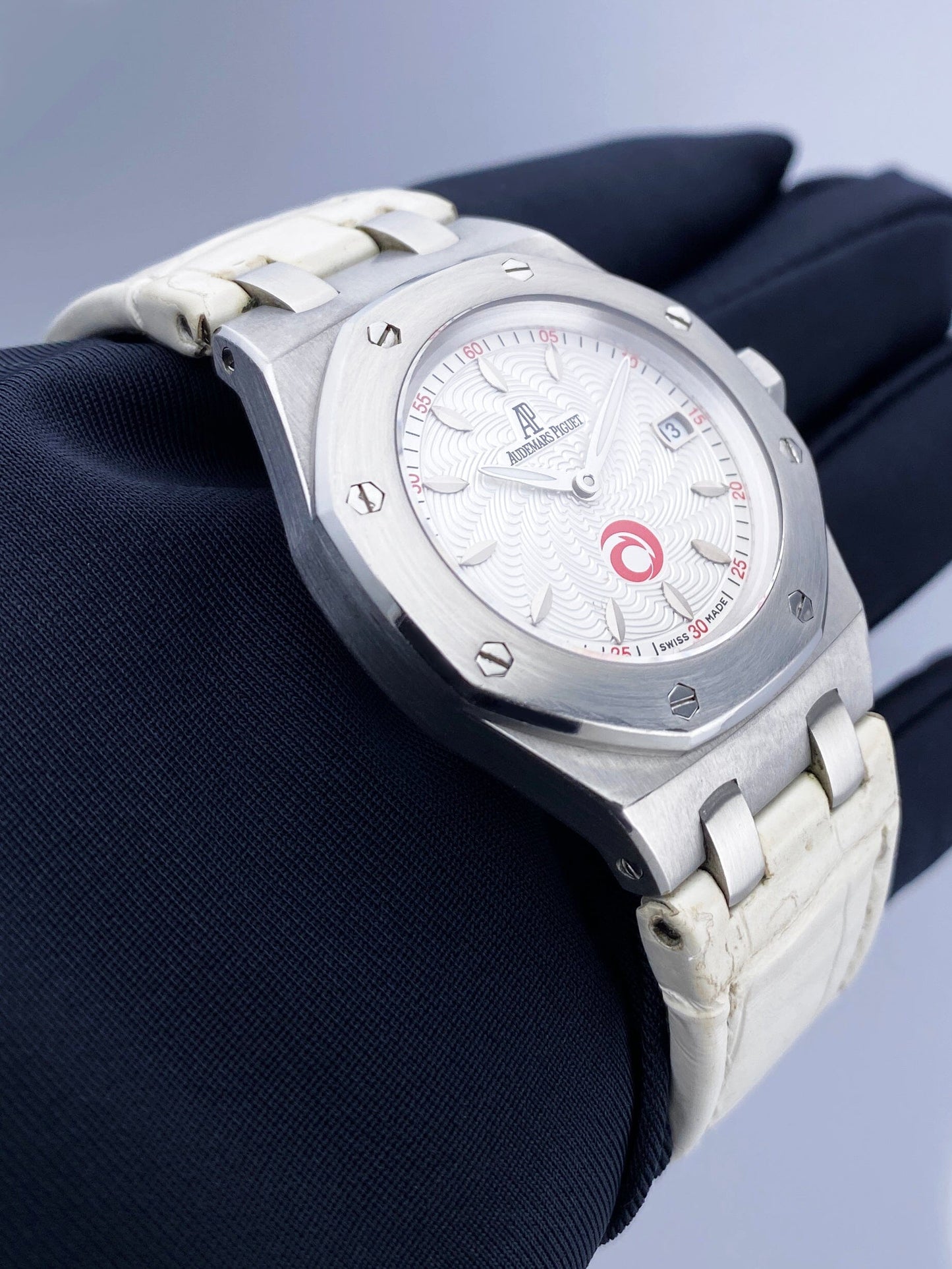 Audemars Piguet Royal Oak 67610ST Alinghi Ladies Watch Box Papers - Watches