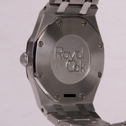 Audemars Piguet Royal Oak 67650ST Black Dial Ladies Watch With Papers - Wristwatch
