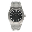 Audemars Piguet Royal Oak 67650ST Black Dial Ladies Watch With Papers - Wristwatch