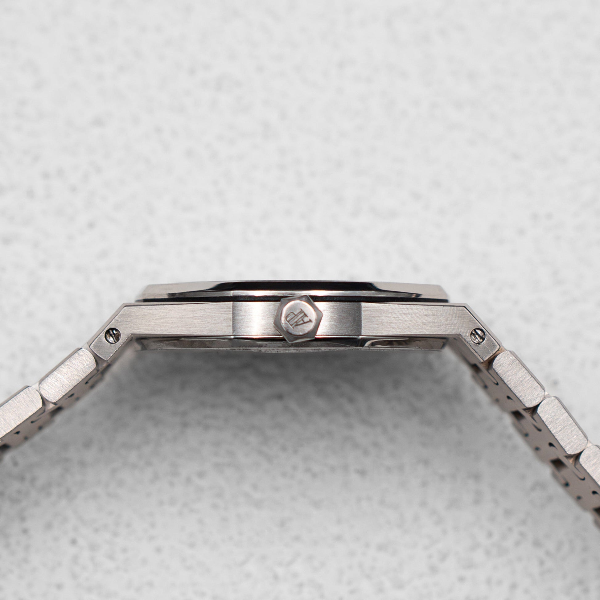 Audemars Piguet Royal Oak 67651ST Diamond Black Dial Ladies Watch - Watches