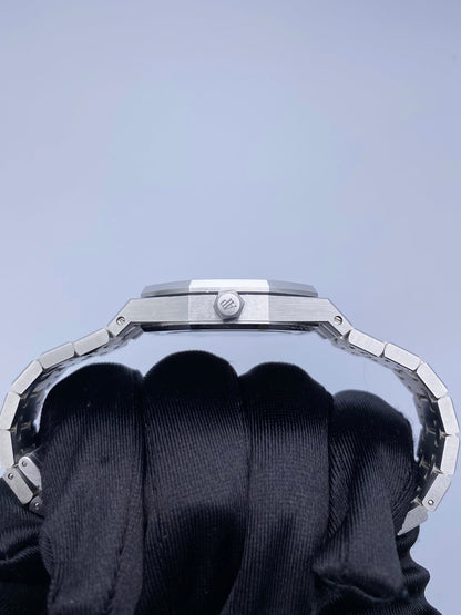 Audemars Piguet Royal Oak 77351ST Diamond Blue Dial Ladies Watch Box Papers - Watches