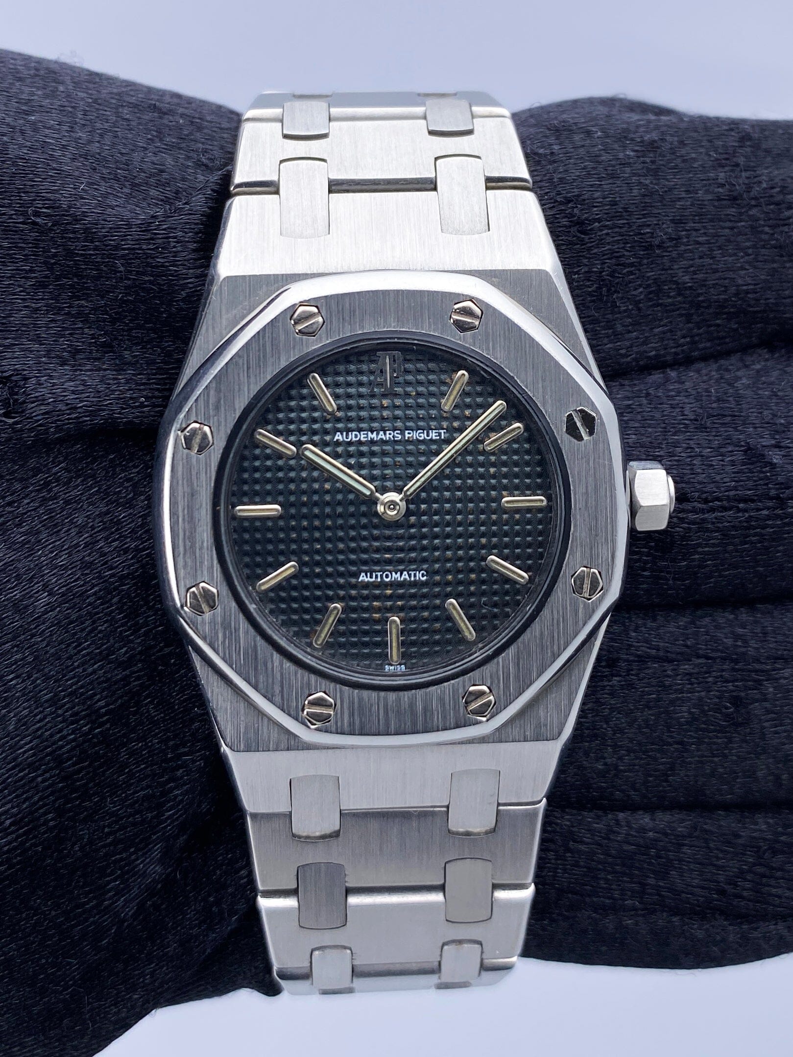 Audemars Piguet Royal Oak 8638ST Black Dial Steel Ladies Watch