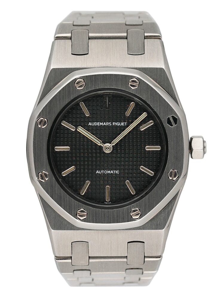 Audemars Piguet Royal Oak 8638ST Black Dial Steel Ladies Watch - Virtual