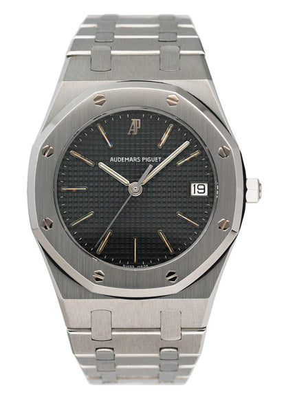 Audemars Piguet Royal Oak Black Dial Stainless Steel Mens Watch - Watches