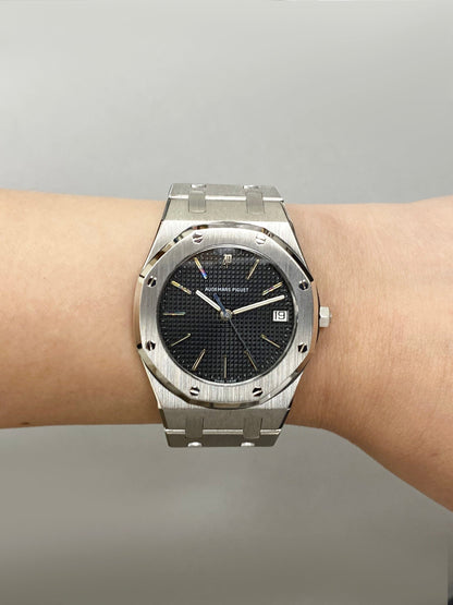 Audemars Piguet Royal Oak Black Dial Stainless Steel Mens Watch - Watches