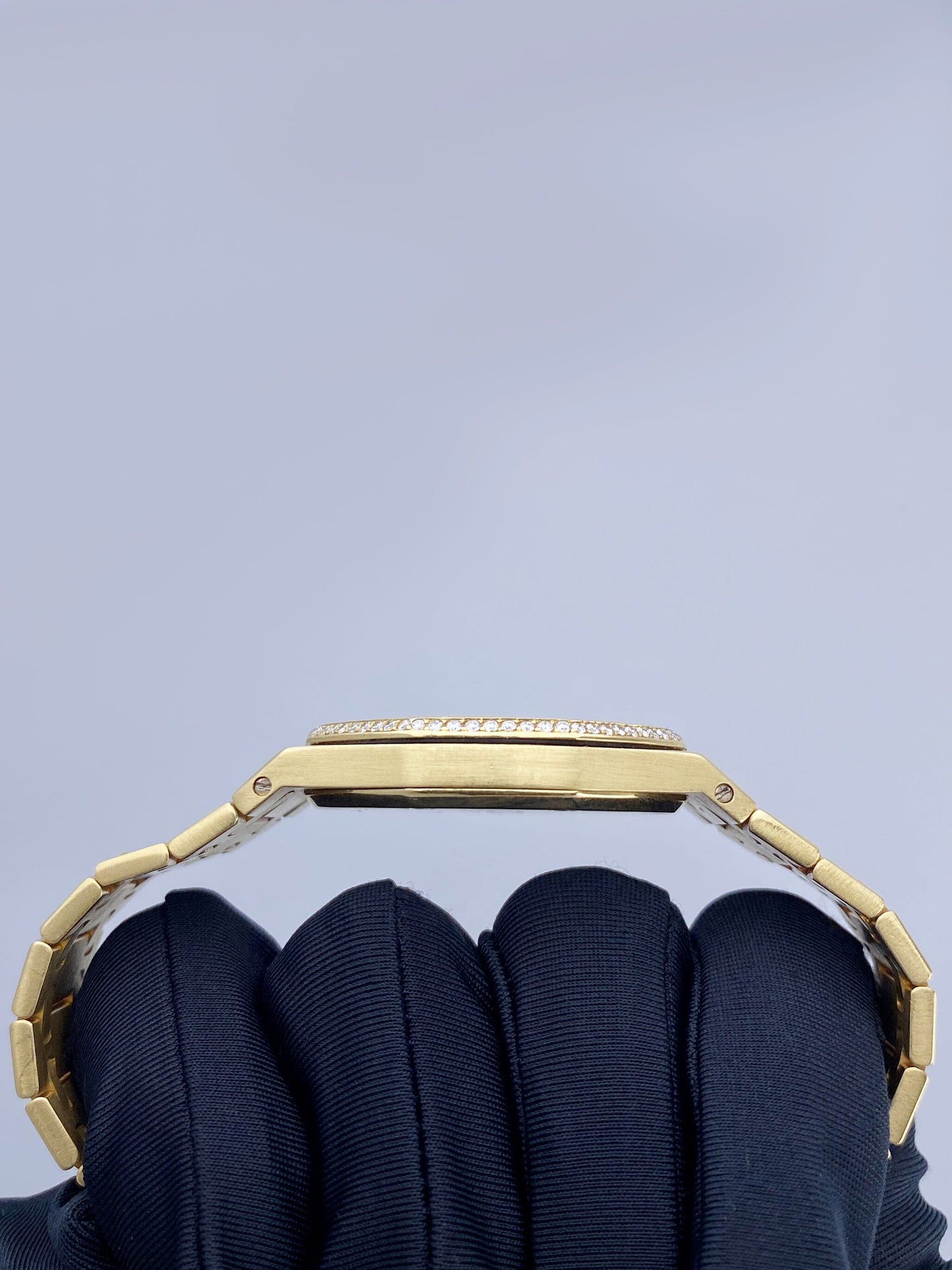 Audemars Piguet Royal Oak Diamond Champagne Dial 18K Yellow Gold Mens Watch - Watches