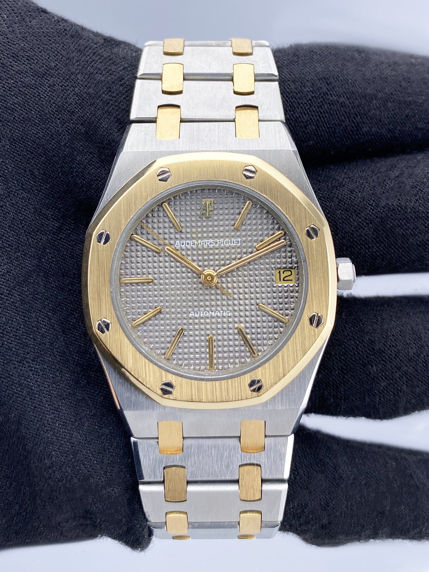 Audemars Piguet Royal Oak Gray Dial Two-Tone Ladies Watch - Watches