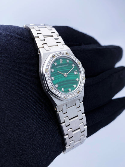 Audemars Piguet Royal Oak Malachite Dial Ladies Watch - Virtual