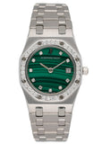Audemars Piguet Royal Oak Malachite Dial Ladies Watch - Virtual