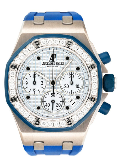 Audemars Piguet Royal Oak Offshore 25986CK Diamond Black Dial Ladies Watch With Archives - Watches