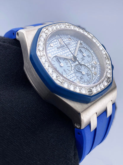 Audemars Piguet Royal Oak Offshore 25986CK Diamond Black Dial Ladies Watch With Archives - Watches