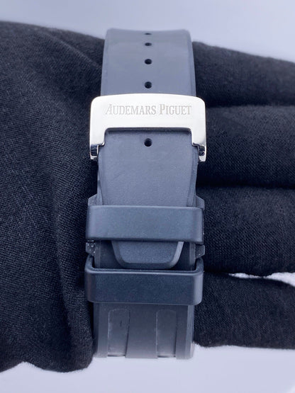 Audemars Piguet Royal Oak Offshore 26048SK Diamond Black Dial Ladies Watch Box Papers - Watches