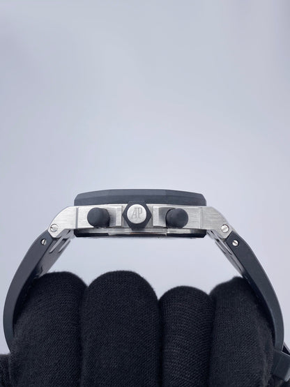 Audemars Piguet Royal Oak Offshore 26048SK Diamond Black Dial Ladies Watch Box Papers - Watches