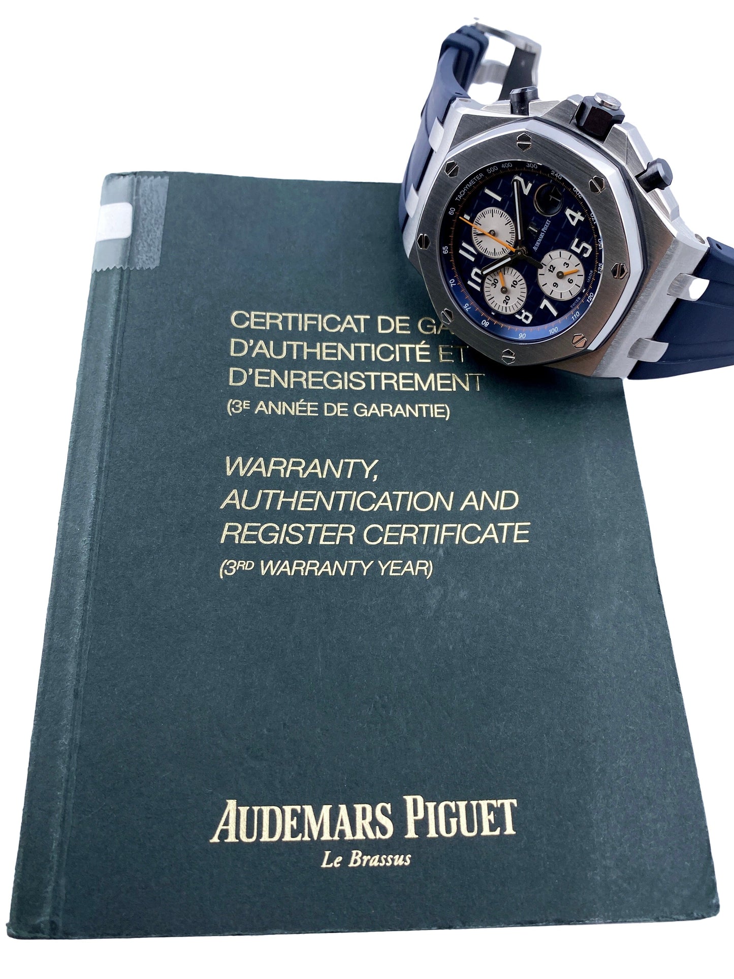 Audemars Piguet Royal Oak Offshore 26470ST Blue Dial Mens Watch With Papers - Watches