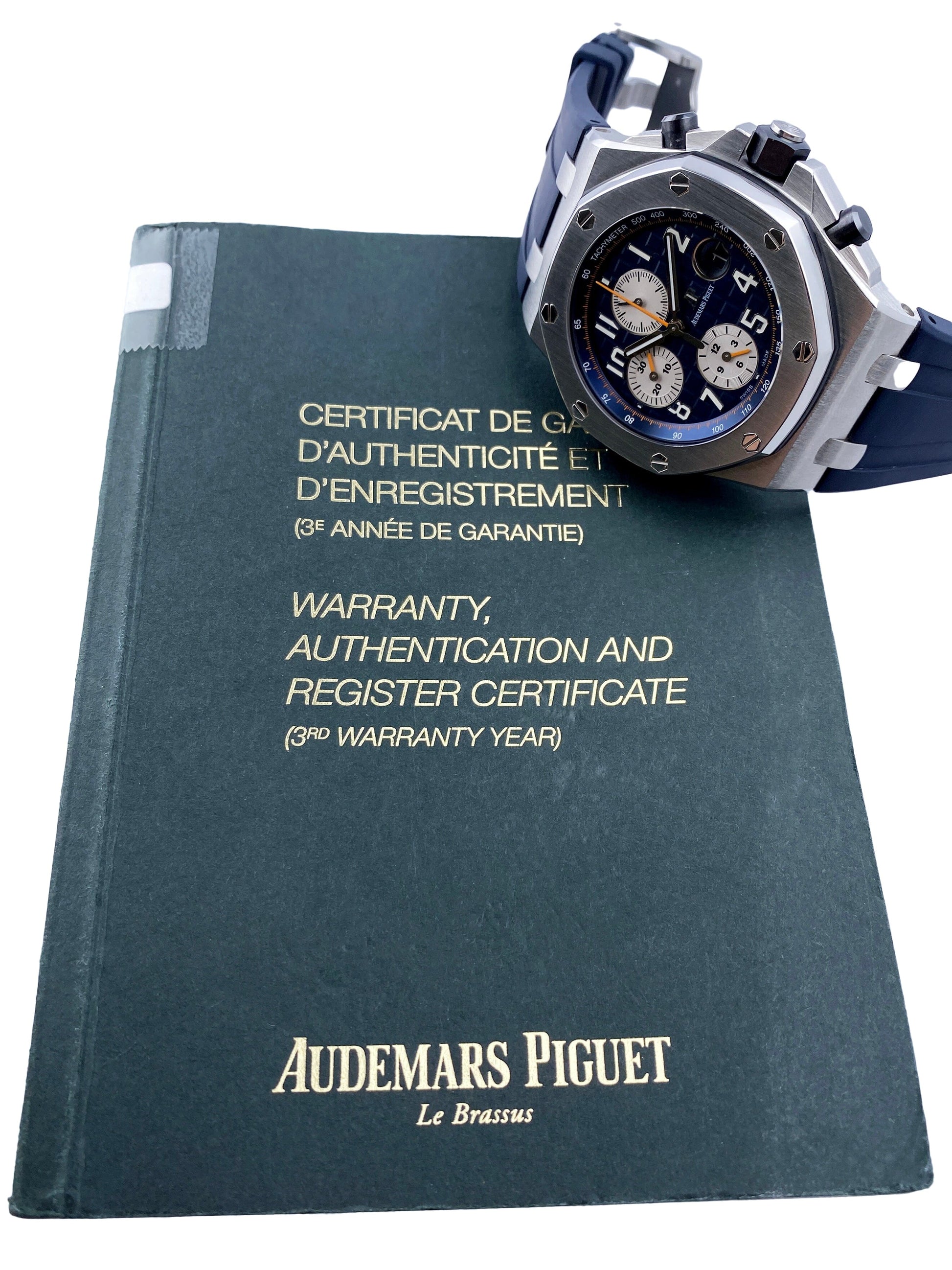 Audemars Piguet Royal Oak Offshore 26470ST Blue Dial Mens Watch With Papers - Watches