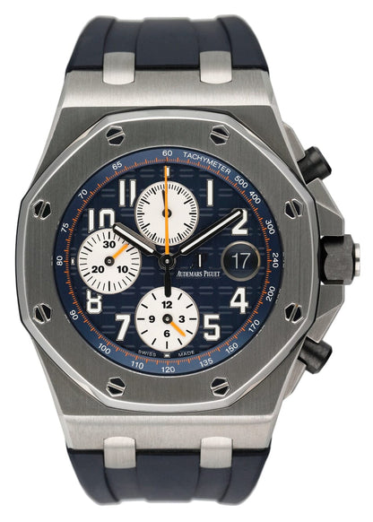 Audemars Piguet Royal Oak Offshore 26470ST Blue Dial Mens Watch With Papers - Watches
