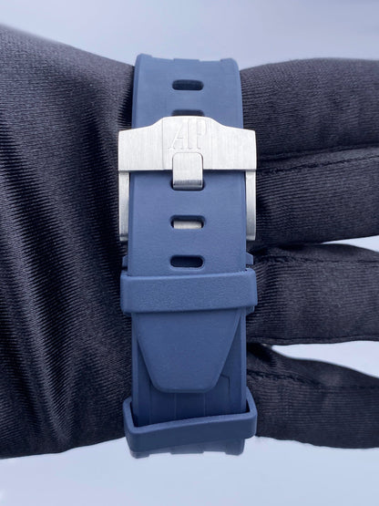 Audemars Piguet Royal Oak Offshore 26470ST Blue Dial Mens Watch With Papers - Watches